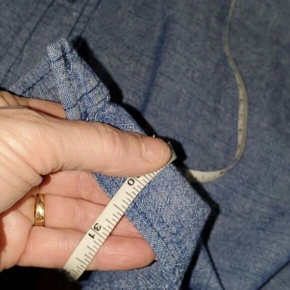 LAST CHANCE Ocean Current Full Button Down Sz XL Blouse w Possible Roll-up Slvs - Picture 13 of 14